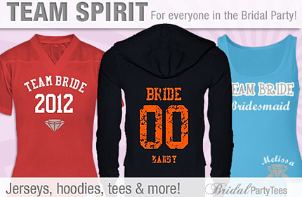 Get Your Bridal Party in the Team Spirit!