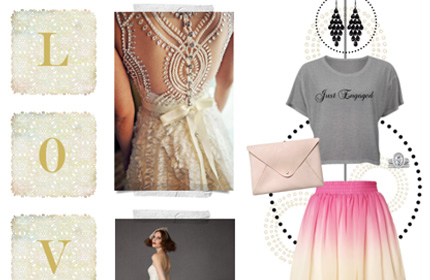 Love & Engagement Lookbook: Just Engaged Shirts