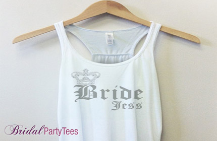 Flowy Tank Tops for the Bride, Bridesmaid, and Maid of Honor