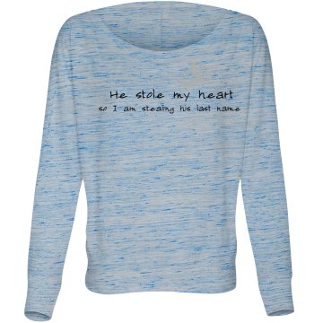 Stealing His Last Name Misses Bella Flowy Lightweight Relaxed Dolman Tee