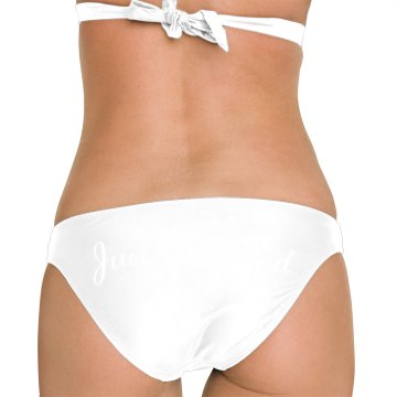 Just Married Bikini Omni Swimsuit Bikini Bottom