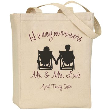 Honeymooner Bad Liberty Bags Canvas Tote