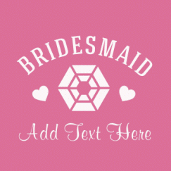 Bling Bridesmaid w/ Name