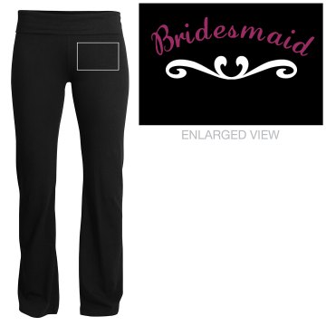 Bridesmaid Yoga Pants Junior Fit Soffe Yoga Pants
