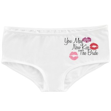 Kiss The Bride Undies Bella White Basic Hotshort