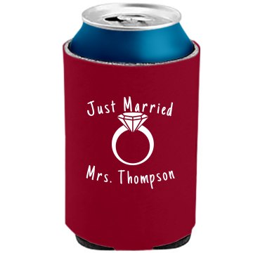 Just Married Can Cooler The Official KOOZIE Can Kooler