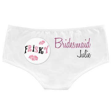 Frisky Bridesmaid Panty Bella White Basic Hotshort