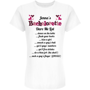 Jenna's Dare Me List Junior Fit Bella Sheer Longer Length Rib Tee