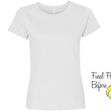 Final Fling Ring Tee Junior Fit Bella Sheer Longer Length Rib Tee