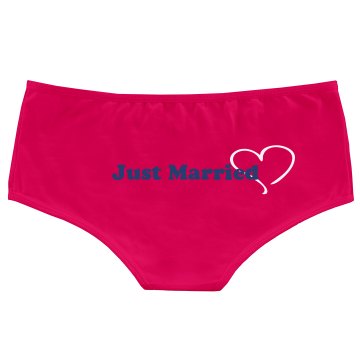 Just Married Hot Shorts Bella Hotshort