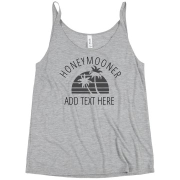 Mexico Honeymoon Junior Fit Bella Crewneck Jersey Tee