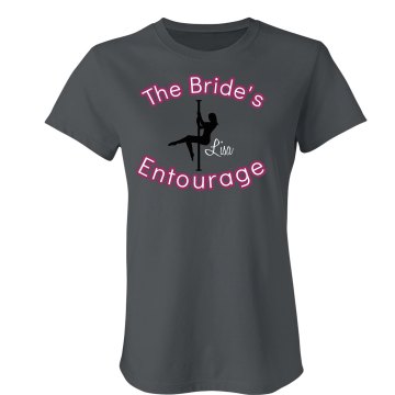 The Bride's Entourage Junior Fit Bella Crewneck Jersey Tee
