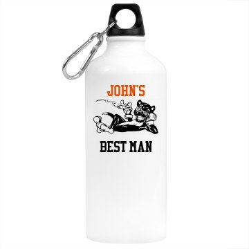 Best Man Water Bottle Aluminum Water Bottle