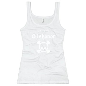 Maid Of Dishonor Junior Fit Bella Sheer Longer Length Rib Tank Top