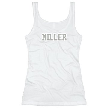 Maid Of Dishonor Junior Fit Bella Sheer Longer Length Rib Tank Top