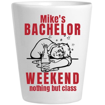 Vegas Shot Glass Ceramic Shotglass