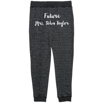 Future Mrs. John Taylor Junior Fit Bella Straight Leg Fleece Sweatpant