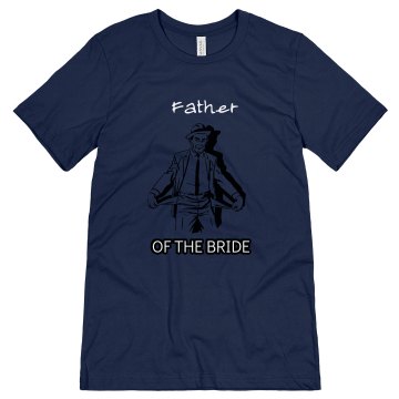 Father Of The Bride Unisex Canvas Jersey Tee