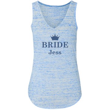 Queen Bride Jess Misses Relaxed Fit Basic Anvil Heavyweight Tank Top
