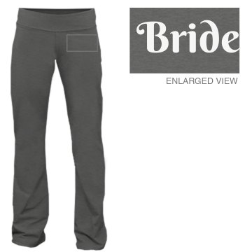 Pink Bride Yoga Pants Junior Fit Bella Fitness Pants