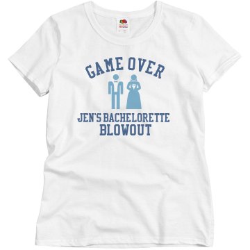 Game Over Misses Relaxed Fit Basic Gildan Heavy Cotton Tee
