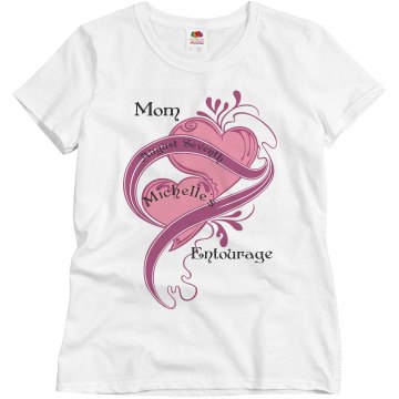 Mom Entourage Misses Relaxed Fit Basic Gildan Ultra Cotton Tee