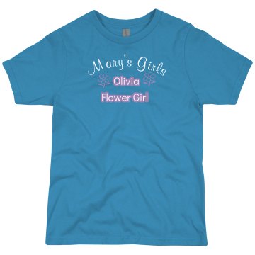 Flower Girl Tank Youth Bella Girl 1x1 Rib Tank Top