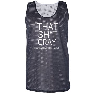 Ryan's Bachelor Party Badger Sport Mesh Reversible Tank